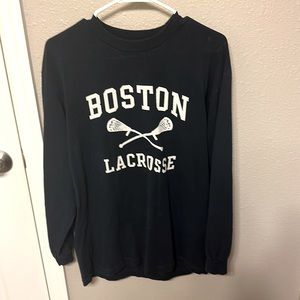 boston college lacrosse navy long sleeve